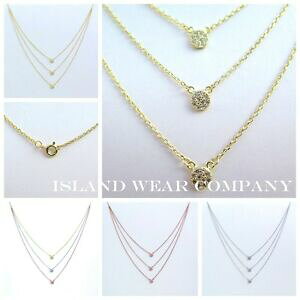 �y���������z�W���G���[�E�A�N�Z�T���[ �V���o�[�S�[���h���b�L���[�Y���A�W���R�[�T�[�N�����x���l�b�N���Xnouveau argent plaque or rose 3 ton cercle zircone 3 niveau collier fn0224 iw