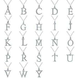 yzWG[EANZT[ Vo[RA[ACfAcollier initiale en argent 925 lettre et longueur au choix idee cadeau