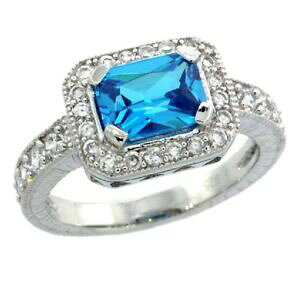 yzWG[EANZT[ Vo[X^[OGQ[WgOGhJbgZ^[argent sterling fiancailles cz ring w 8x6mm 175ct emeraude coupe centre zc