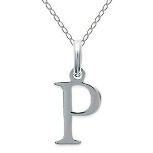 yzWG[EANZT[ Vo[ACfAcollier initiale lettre p en argent 925 longueur 45cm ou 50cm idee cadeau
