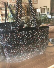 【送料無料】ジュエリー・アクセサリー ゴージャスイブニングハンドバッグバッグストラスビーズシャイランフィレンツェgorgeous evening handbag bag strass beads scheilan made in florence used once