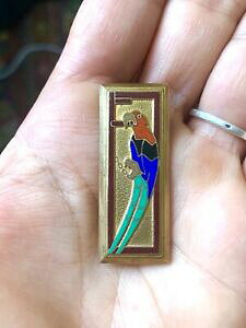 yzWG[EANZT[ Giu[`IEAeB[NBe[WIEIEu[`broche ancienne emaillee perroquet 1930 antique vintage enamel parrot brooch