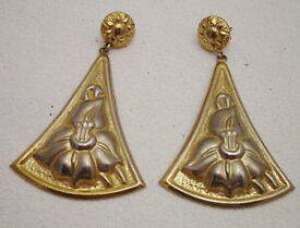 【送料無料】ジュエリー・アクセサリー ヴィンテージシルバーイヤリングboucles doreilles pendantes vintage argent doreilles percees oma19