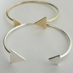 yzWG[EANZT[ gCAOuXbgTCYS[hVo[triangle bracelet taille ajustable or amp; argent