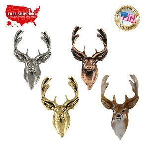yzWG[EANZT[ NGCeBus[^[fUCzCge[ys}Olbgcreative pewter designs whitetail deer lapel pin or magnet, m007