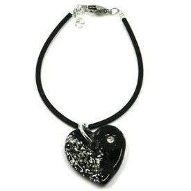 【送料無料】ジュエリー・アクセサリー ブレスレットラバースチールアンティカムルリナヴェネツィアハートパープルガラスnouvelle annoncebracelet caoutchouc et acier antica murrina venezia, br096m05, c?ur