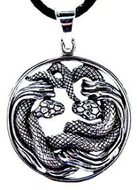 【送料無料】ジュエリー・アクセサリー ヘビペンダントスターリングシルバースネークノットserpents pendentif 925 sterling argent serpent deux n?ud 41
