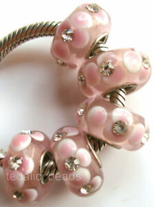【送料無料】ジュエリー・アクセサリー シルバーランプワークムラーノガラスビーズフィットヨーロッパチャームブレスレットwhole silver lampwork murano glass beads fit european charm bracelet tf231：hokushin