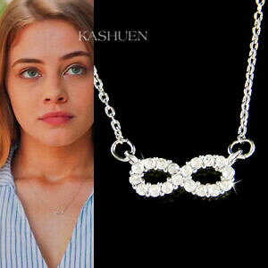 yzWG[EANZT[ ~jNX^XtXL[fP[gV{TCWG[lbNXmini infini ~ avec cristal swarovski delicat symbole signe bijoux collier