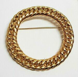 yzWG[EANZT[ rW[Be[Wu[`lAm[CO^N[[S[hbijou vintage broche signe monet anneau maille gourmette metal couleur or g4