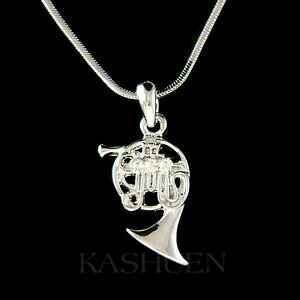 yzWG[EANZT[ t`z[NX^XtXL[CggybgRlbgRA[WG[francais corne ~ avec cristal swarovski laiton trompette cornet collier 