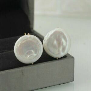 �y���������z�W���G���[�E�A�N�Z�T���[ �h�[���Y�C�������O�S�[���h���b�L�p�[���J���`���[�o���b�N�J���`���[���E���h�v���[�gboucles doreilles dormeuse plaque or perle culture baroque ronde plate tz5 12