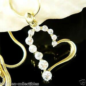 yzWG[EANZT[ NX^XtXL[o^Cf[RA[NX}XiCS[hn[guor pl coeur amour avec cristal swarovski saint valentin collier noel neuf