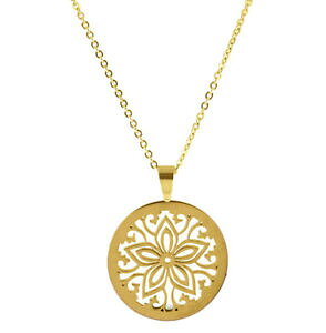 �y���������z�W���G���[�E�A�N�Z�T���[ �l�b�N���X�R���N�V�����X�e�����Xcoco88 collier pour femmes bienaime collection 8cn10002 fleur acier inox