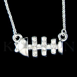 yzWG[EANZT[ NX^XtXL[CGXCNV[tBbV{[lbNXCNTXichthus poisson os avec cristal swarovski jesus dieu ichthy fishbone collier