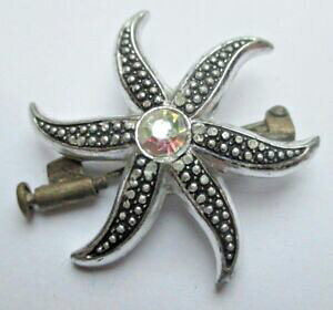 yzWG[EANZT[ u[`^fBGVo[Be[WWGancienne broche ancienne etoile de mer metal rhodie argent bijou vintage 302