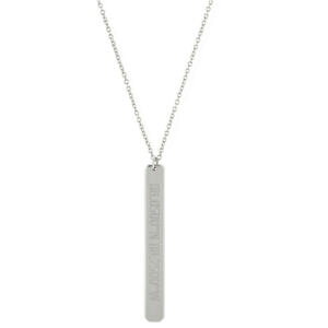 yzWG[EANZT[ X^[OVo[latitude, longitude coordonner 51cm vertical barre en 925 argent sterling