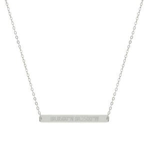 yzWG[EANZT[ X^[OVo[p[\iCYo[personnalise latitude, longitude coordonner 51cm barre en 925 argent sterling