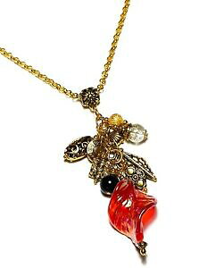 �y���������z�W���G���[�E�A�N�Z�T���[ �����O�}���`�u�����[�O�R���A�[�O���b�y�I�[�������O�X�S�[���h�{�w�~�A�`�F�[��long multi breloque collier grappe toute longueur or ton chaine ancien boheme