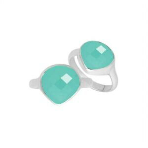 yzWG[EANZT[ Vo[OO[`Zhj[bague en argent avec vert chalcedoney ar6159chg229cm