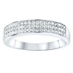 yzWG[EANZT[ X^[OVo[pFOX[CpFsterling 925 argent pave bague three lines pave
