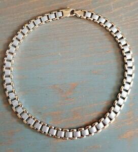 �y���������z�W���G���[�E�A�N�Z�T���[ �c�[�g���X�`�[���l�b�N�J���[collier imposant ras de cou en acier bicolore 43 cm longueur refv836