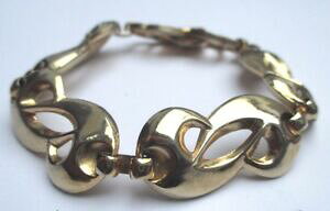 �y���������z�W���G���[�E�A�N�Z�T���[ �u���X���b�g���B���e�[�W�O�������B���e�[�W�����N�f�Rbeau bracelet bijou couleur or gourmette vintage annee 1970 maillons deco s 1901