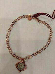 yzWG[EANZT[ ub`[AMIXfRVIhAWFAWFg[YkI[Hbracciale agios modello con ciondolo angelo, argento rose 925, cm 19, nuovo