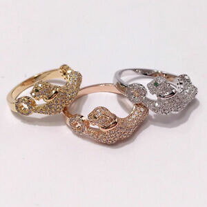 �y���������z�W���G���[�E�A�N�Z�T���[ ���I�p�[�h�����O�����O�T�[�N���O���[���A�C�Y�t�@�C���t�@�b�V�����S�[���h���b�Lbague leopard courant anneau cercle yeux vert mode fin plaque or t56 trz 31