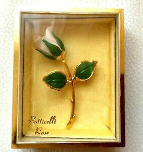 yzWG[EANZT[ {beB`F[Yu[`Be[W[YS[fO[zCgu[`s{bNXbotticelli rose broche vintage rose dore blanc vert dans la boi