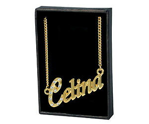 �y���������z�W���G���[�E�A�N�Z�T���[ �R���A�[�Y�Z���[�i�S�[���h���b�L�N���X�}�X�t�����Y�u���C�Y���C�h���j�[�Nnom colliers celina 18k plaque or noel amis demoiselles dhonneur unique