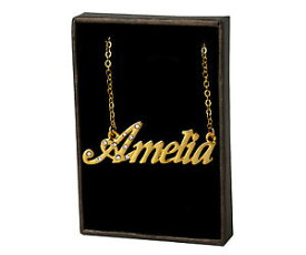 【送料無料】ジュエリー・アクセサリー コリアーズゴールドゴールドメッキジュエリーチェーンnom colliers amelie 18k plaque or bijoux chaine en or cadeaux amitie