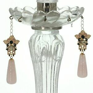 yzWG[EANZT[ COlCbLS[h[YNH[cp[lbTXhbvgboucles doreilles clou plaque or rose quartz perle renaissance goutte retro qd4