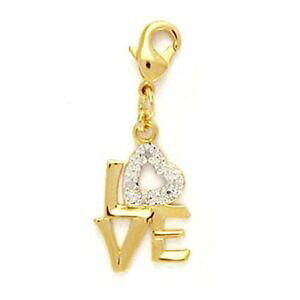 �y���������z�W���G���[�E�A�N�Z�T���[ �`���[���Y���u�v���[�N�j���[�W�R�j�A�Xcharms love plaque or et ziconias neuf 2852311