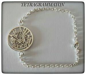 �y���������z�W���G���[�E�A�N�Z�T���[ �e�g���O���}�g���V���o�[�v���^�y���^�O���}�G�\�e���R�X�^�[�����O�A�����g�^���X�}��tetragrammaton silver plata pentagrama esoterico 925 sterling amuleto talisman