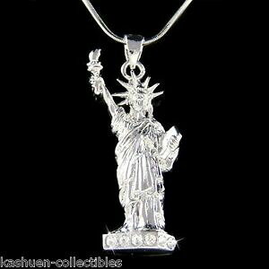 yzWG[EANZT[ NX^XtXL[j[[NlbNXiCstatue de la liberte avec cristal swarovski york nyc souvenir collier neuf