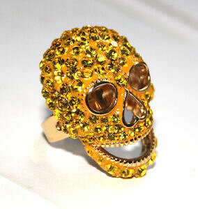 yzWG[EANZT[ og[EB\rbOCG[GiNX^OVOTCYfXwbhbutler et wilson grand jaune email cristal bague tete de mort taille unique