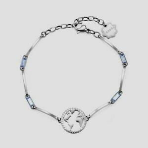 yzWG[EANZT[ uU[YEFC[h`NuXbgX`[XtXL[iCbrosway, bracelet chakra monde, acier et swarovski bhkb017 neuf