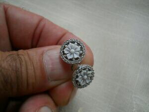 yzWG[EANZT[ AWFgCvvWIVgtBIJIThjRIbL[jorecchini in cammeo sardonico in argento 925 impreziosito fiore