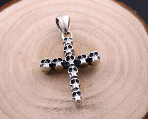 yzWG[EANZT[ X^[OVo[XJNX^O`[WG[925 sterling silver skull cross pendant tag charm diy jewelry p1582