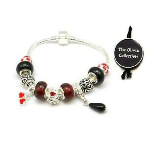 �y���������z�W���G���[�E�A�N�Z�T���[ �g�b�N�p�[���o�����^�C���f�[���u�u�����b�N���[�f�B���O�p�[���n�[�g�u���X���b�gtoc perles saint valentin amour breloque lecture perle coeur bracelet