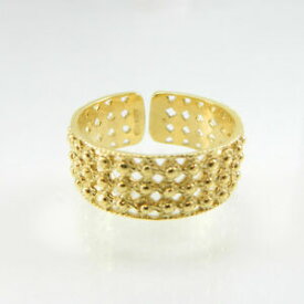 【送料無料】ジュエリー・アクセサリー アネロフェデサルダアファシアトラフォラータコンパリーニインアルジェントドラトアトレファイルanello fede sarda a fascia traforata con pallini in argento dorato a tre file