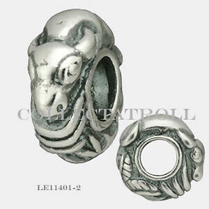 �y���������z�W���G���[�E�A�N�Z�T���[ �g���[���r�[�h�V���o�[�r�[�Y�g���[���r�[�hauthentic trollbeads silver ox bead trollbead retired le114012 tagbe40072