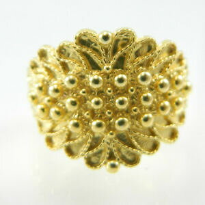 �y���������z�W���G���[�E�A�N�Z�T���[ �A���W�F���g�h���g�T���f�[�j�������O�A�l�b���t�F�f�T���_�J���s�_�l�[�[anello fede sarda campidanese in argento dorato sardinia silver ring