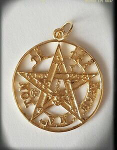 yzWG[EANZT[ egO}gv^`phGIy^OEBbJv[gCSGpX[tetragrammaton plata chapado en oro, pentagram wicca plated in gol el