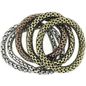 yzWG[EANZT[ C`F[uXbgpbP[Wtoc maille chaine bracelet elastique 5 paquet