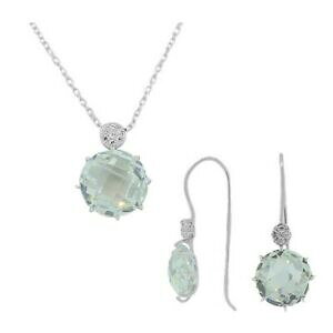 �y���������z�W���G���[�E�A�N�Z�T���[ �V���o�[�}�b�V�u�z���C�g�N���X�^���W���R�[�l�u�����b�N�R���A�[�C�������O�Z�b�gargent massif blanc cristaux zircone breloque femmes collier earrings set