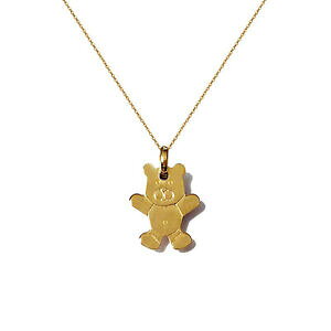 yzWG[EANZT[ S[hv[giCRA[`Ch`CXO[collier enfant ourson en plaque or 18ct neuf longueur au choix 45cm ou 50cm