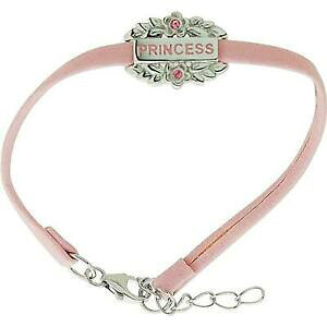 �y���������z�W���G���[�E�A�N�Z�T���[ �g�b�N�K�[���Y�V���o�[�X�^�[�����O�v�����Z�X���[�Y���U�[�g�`���[���u���X���b�gtoc filles argent sterling princesse breloque rose leathertte bracelet 55