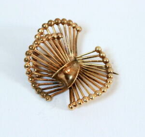 �y���������z�W���G���[�E�A�N�Z�T���[ ���b�L���_�j�Y���f�U�C���u���[�`broche ancienne design moderniste plaque or